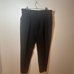 Haggar Mens Black Dress Pants, Size 36x29, Career Work‎ Office